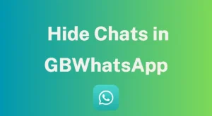 hide chats in gbwhatsapp